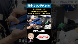 Fixed Wah HTJ-WORKS CUSTOM CONVERT FIXED WAH 仕様チェック #shorts