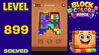 Block Color Mania – Level 899 | Fast & Clean Solution