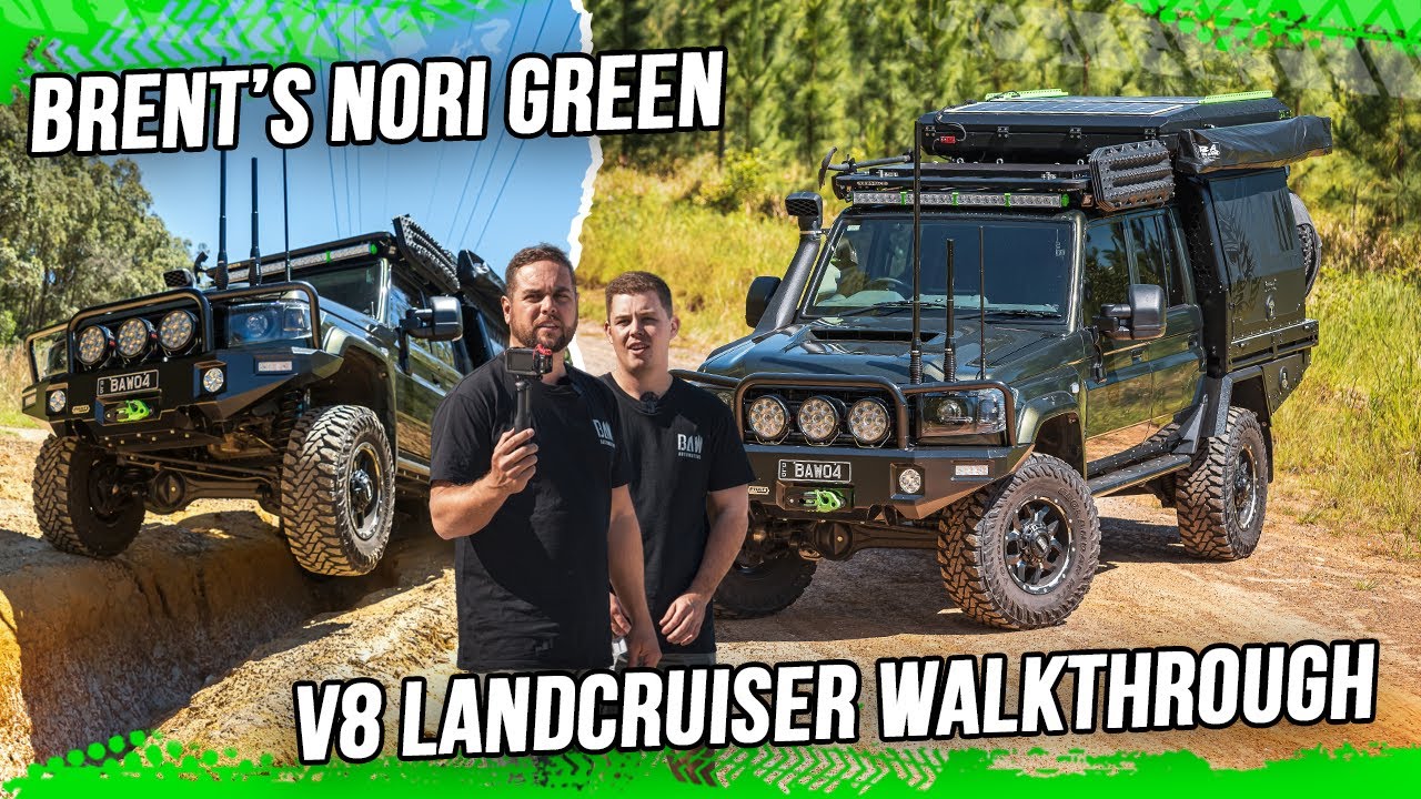 Brent's Nori Green Toyota Land Cruiser 79: The Ultimate Custom 4x4
