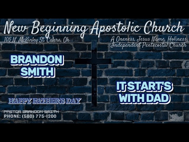 Brandon Smith It Start's With Dad