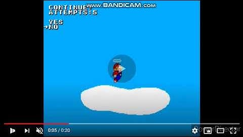 ZX Spectrum Australian Bootleg Somari The Adventurer Continue And Game Over Screen