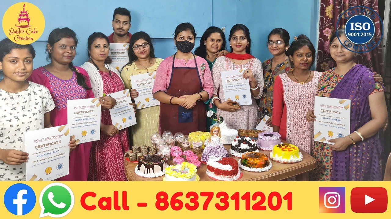 Basic to Advance Cake Baking Class in Habra | Bakery Class | Kolkata |Rajarhat| Bablis Cake Creation