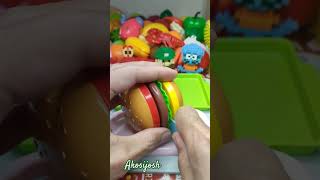 Asmr Satisfying Cutting Hamburger