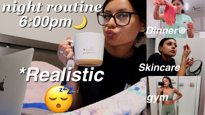 MY 6PM NIGHT ROUTINE! *REALISTIC