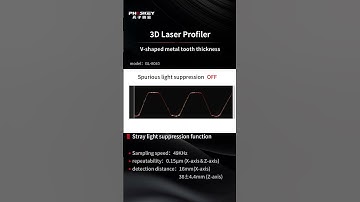 Precision detection of tooth shape workpiece #automation #industry #tester #sensor