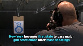 New York becomes first state to pass major gun restrictions after mass shootings