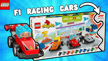 LEGO DUPLO Ep 34: F1 Team Race Cars & Drivers 10445 (unboxing & building)