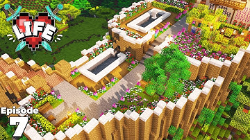 X Life : Ep 7 : Building my Flower Garden! Minecraft Survival Let