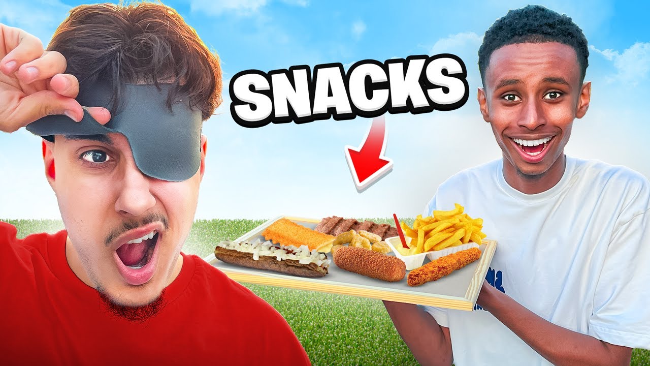 Ik Liet Hem Geblinddoekt Eten Raden..👀🍟