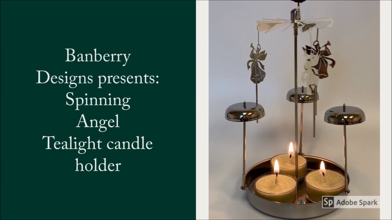 Angel Candle Holder Votive Candle Holders with Bell Chimes YouTube