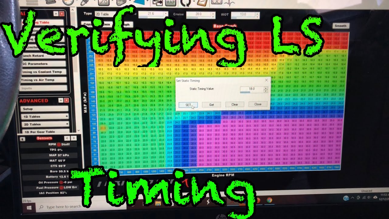 Ignition Timing How to verify timing on turbo LS with Holley