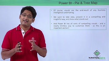 Power BI - Pie and tree map
