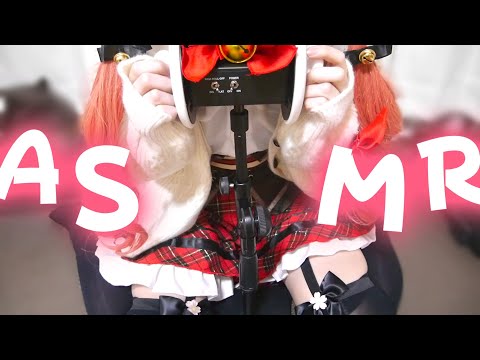 【ASMR】hololive/さくらみこ🌸コスプレ！耳かき，心音，オイルマッサージなど(雑談あり) #shorts