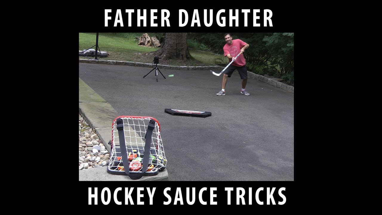 Hockey Sauce Tricks Upper Corner Hockey and Daughter! 5 new player