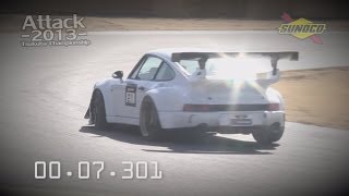 Attack 2013（アタック筑波）0224「青い車：フロントロウ964RSTURBO」