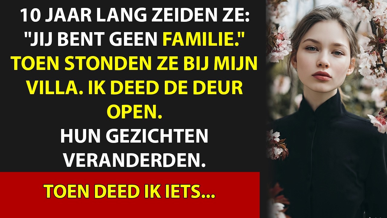 De beveiligingscamera’s lieten het onmogelijke zien. Mijn ouders, mijn zus, neven en nichten – allemaal stonden ze op een rij buiten mijn poort, als smekelingen. De witte stenen muren van mijn...