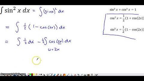 Integral using Double-Angle Trigonometric Identity