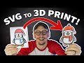 How to turn an svg into a 3d print