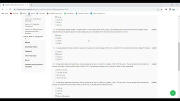 Advance Power Electronics NPTEL Week 3 Assignment Solution