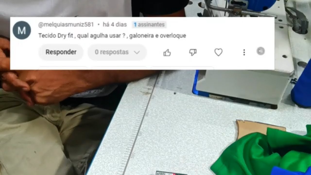 Dicas de costura Dry Fit para iniciantes  (agulhas ).