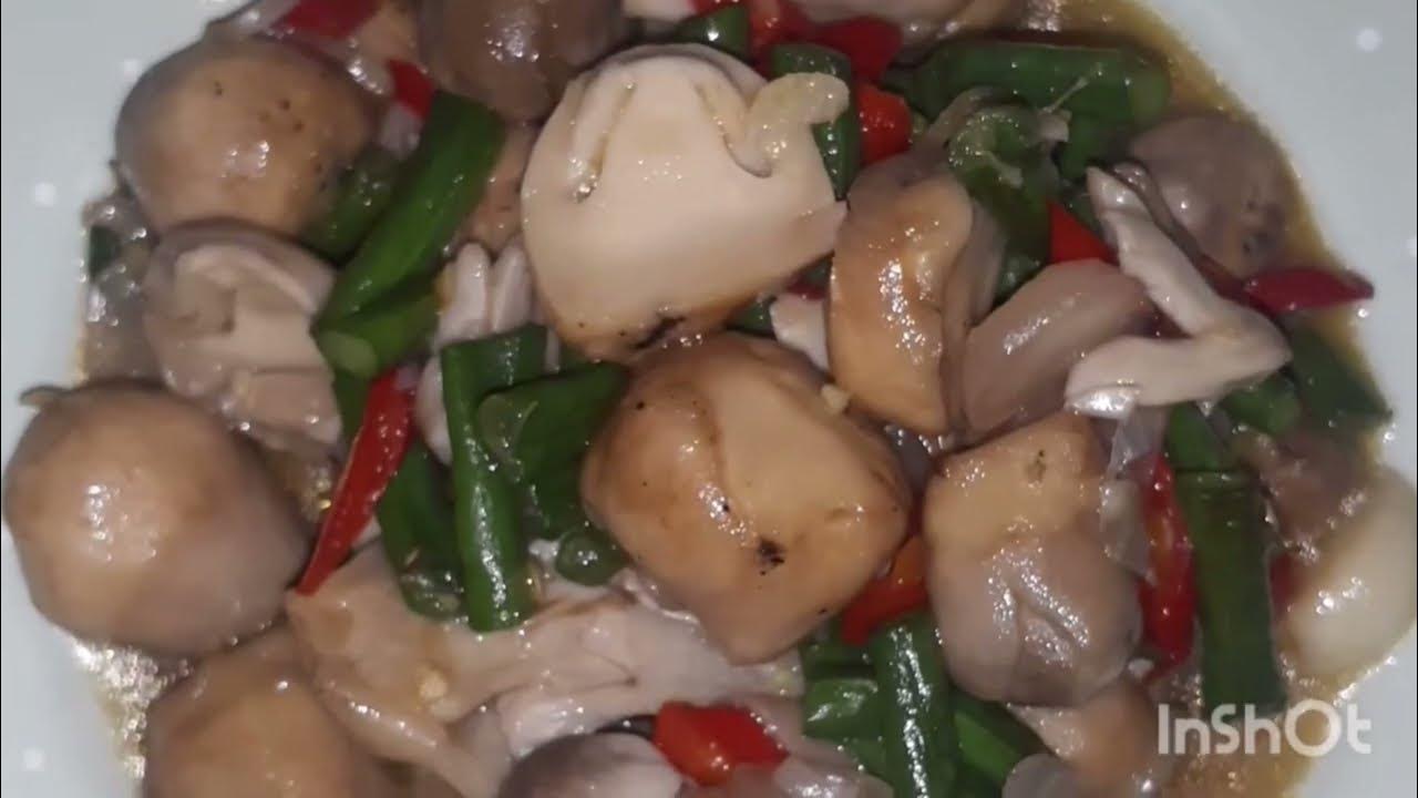Oseng Jamur Merang Kacang Panjangg,,,,Bikin Nambah makan YouTube