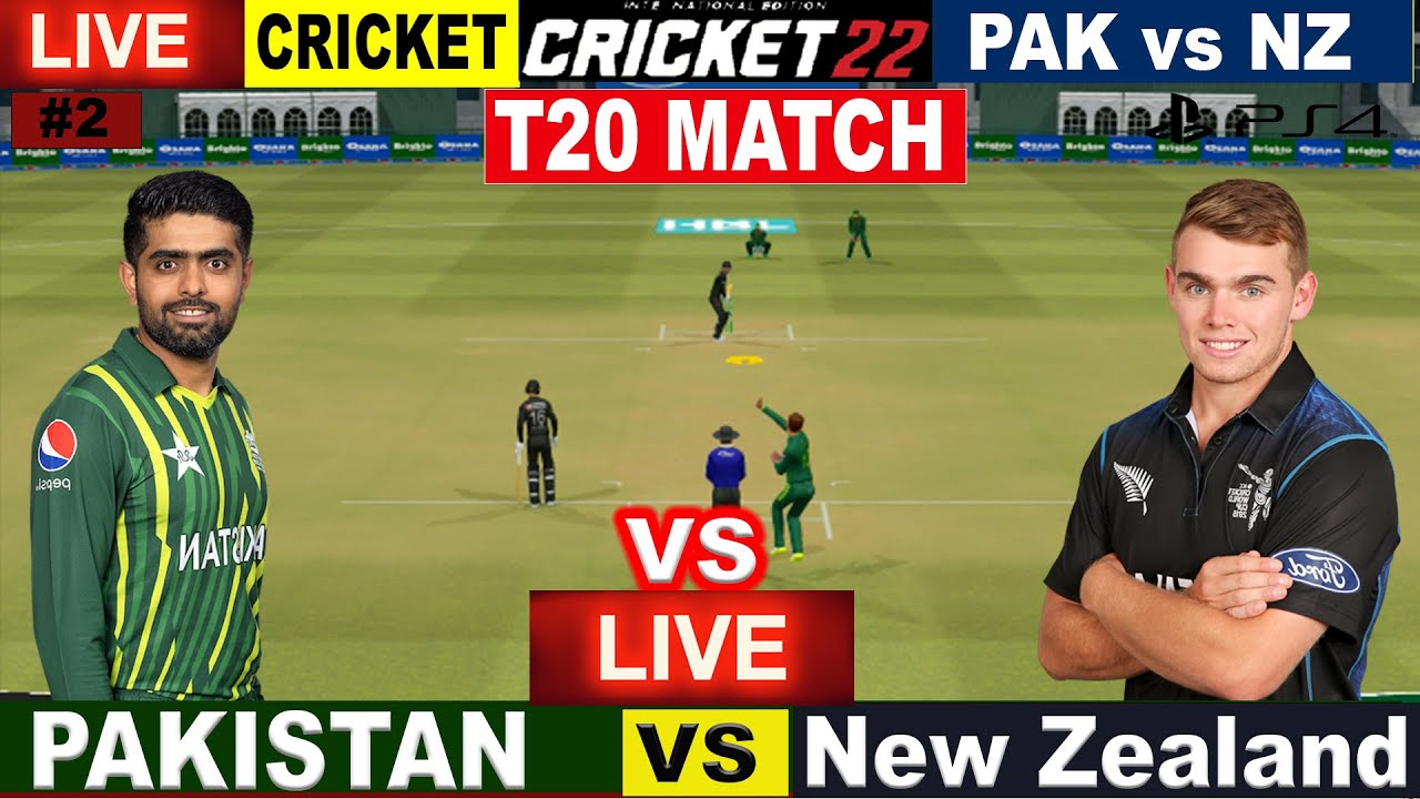 🔴LIVE CRICKET MATCH TODAY SPORTS LIVE CRICKET LIVE Cricket 22 PAK vs NZ LIVE MATCH TODAY 3