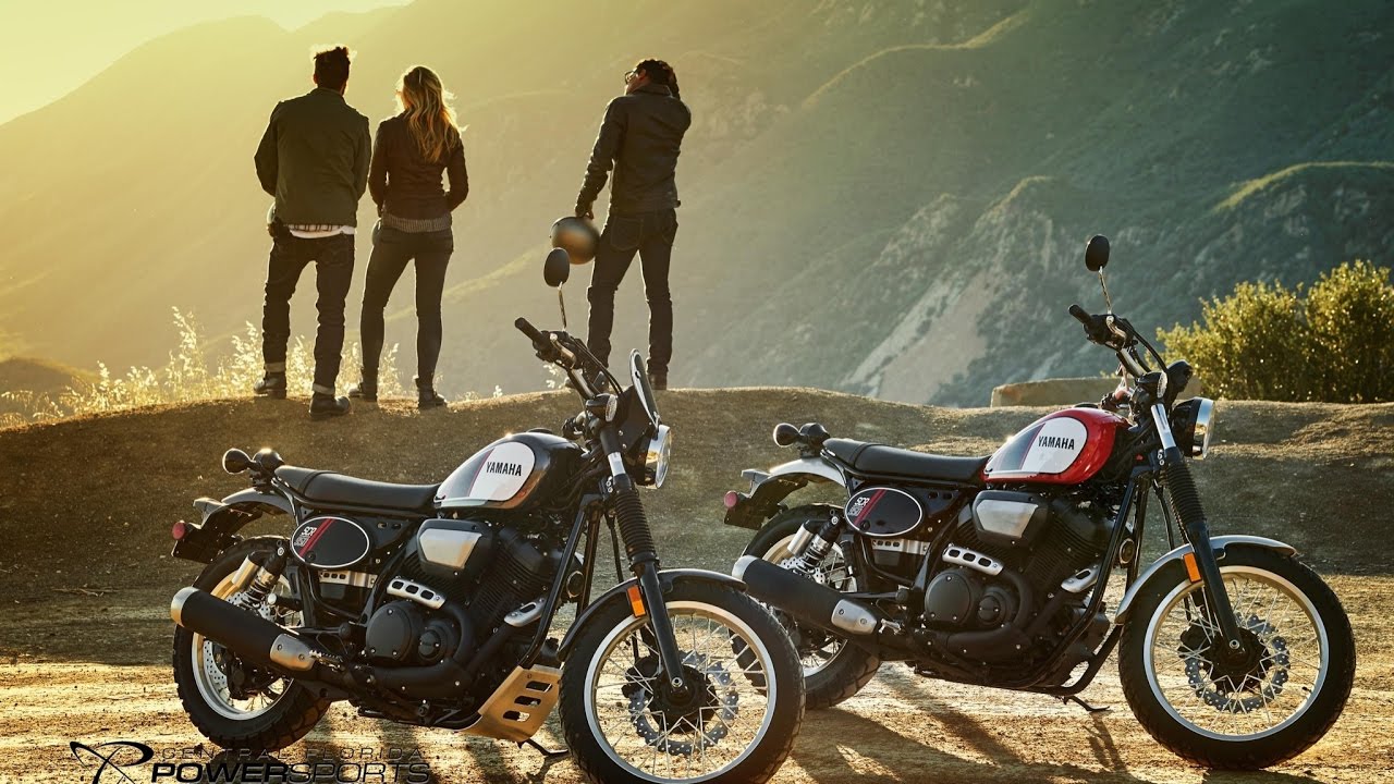 yamaha scr950 cafe racer