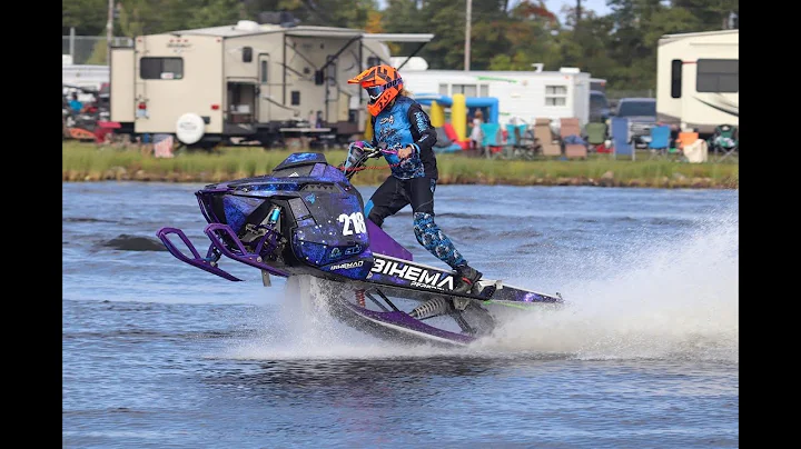 Erika Whitaker #218 - IWA Snowmobile Watercross 2020