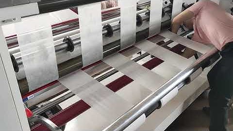 Automatic slitting and rewinding machine  (Debug and operation video 6)