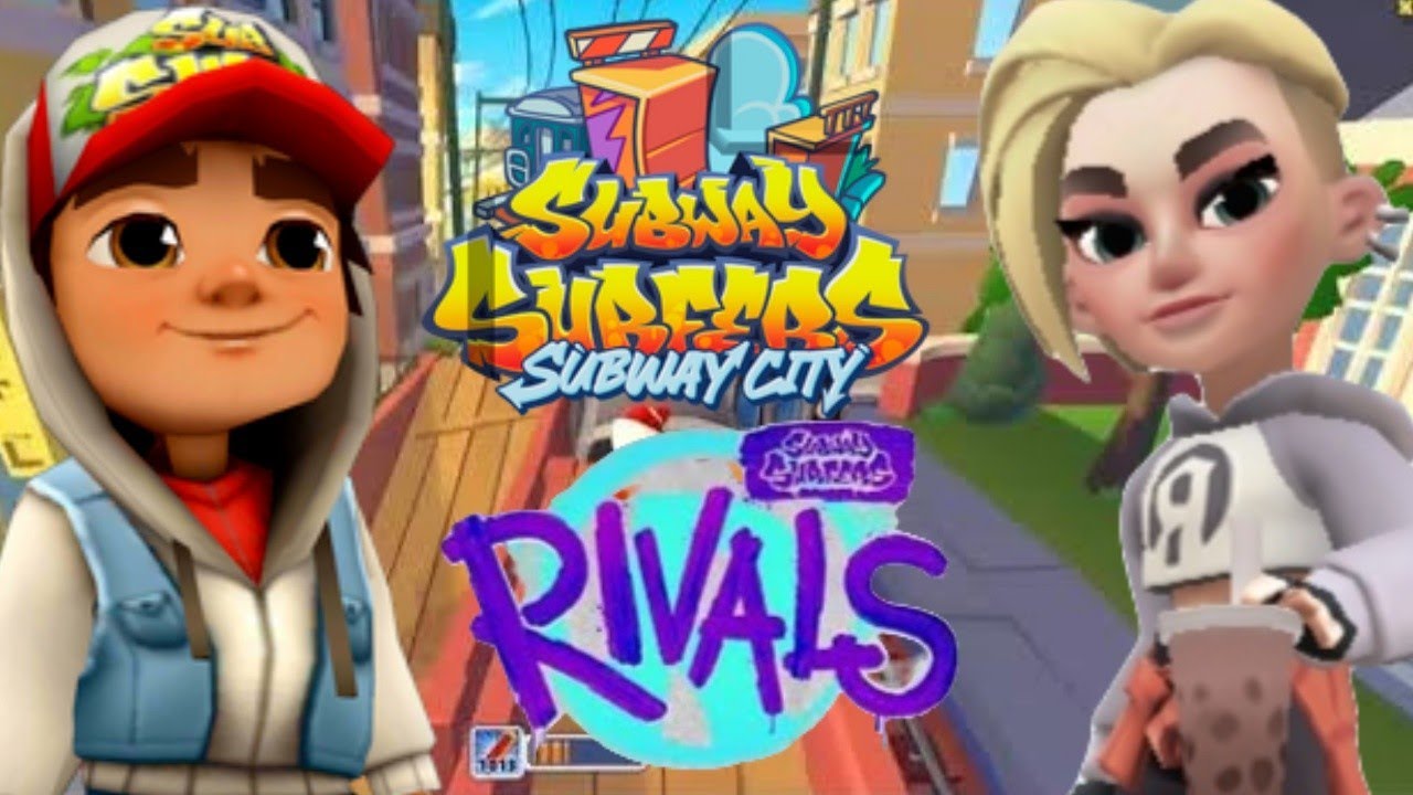 SUBWAY SURFERS RIVALS SUBWAY CITY GAMEPLAY 2023 : JAKE & CATRINE : ALL ...