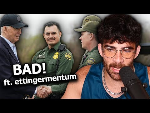 Thumbnail for Democrats Are Fumbling Border Security ft. ettingermentum | HasanAbi reacts