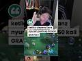 ketika viewers Sanz nyuruh push up 50 kali. GRATIS!! #mlbb #mobilelegends #lucu #shorts #sanz