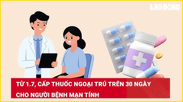 Từ 1.7, cấp thuốc ngoại trú trên 30 ngày cho người bệnh mạn tính| Báo Lao Động