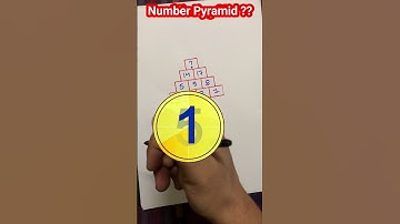 🧐🔢🤔 Crack the Code Find the Missing Number in This Pyramid Puzzle #shorts