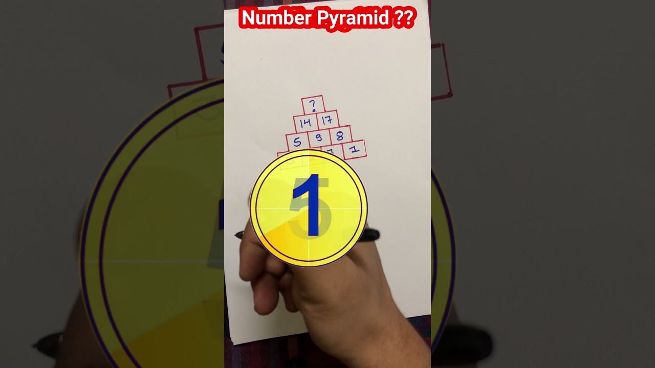🧐🔢🤔 Crack the Code Find the Missing Number in This Pyramid Puzzle #shorts