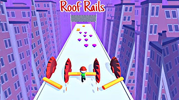 Roof Rails Gameplayy by voodoo Walkthrough part-24