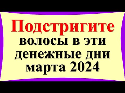 Самые денежные и благоприятные дни стрижки волос в марта 2024 года. Лунный календарь стрижек