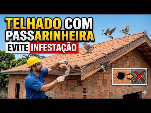 TELHADO COM PASSARINHEIRA
