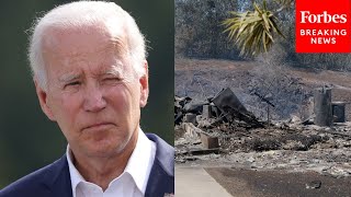 JUST IN: President Biden Delivers Remarks On The Wildfires In Hawaii