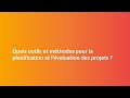 Vda2023 quels outils et mthodes pour la planification et lvaluation des projets  26 sept