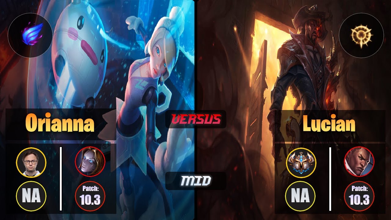 Jensen ORIANNA (Mid) [Phase Rush] VS LUCIAN - Challenger NA Patch 10.3