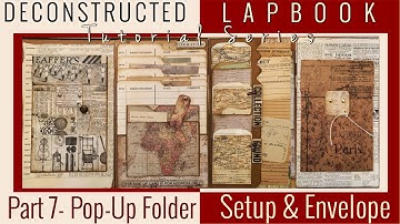 3 Part Fold Out Board DIY | Deconstructed Lapbook Series Part 7 [Pop-Up Folder & Envelope]+ GIVEAWAY