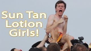 Sun Tan Lotion Girls!