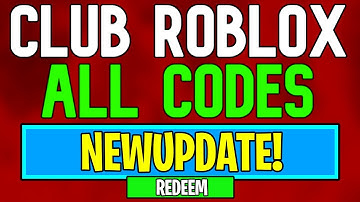 New Club Roblox Codes | Roblox Club Roblox Codes (July 2024)