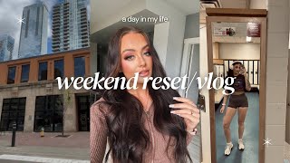 weekend reset 🌸 cleaning, self care &amp; getting my life together