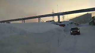 Moscow snow 2018 - tunnels