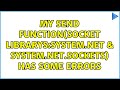 My send function(socket librarys:system.net & system.net.sockets) has some errors