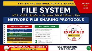 File system,NFS,CIFS and Samba Explained in Nepali | System and Network Administration | PU MIT