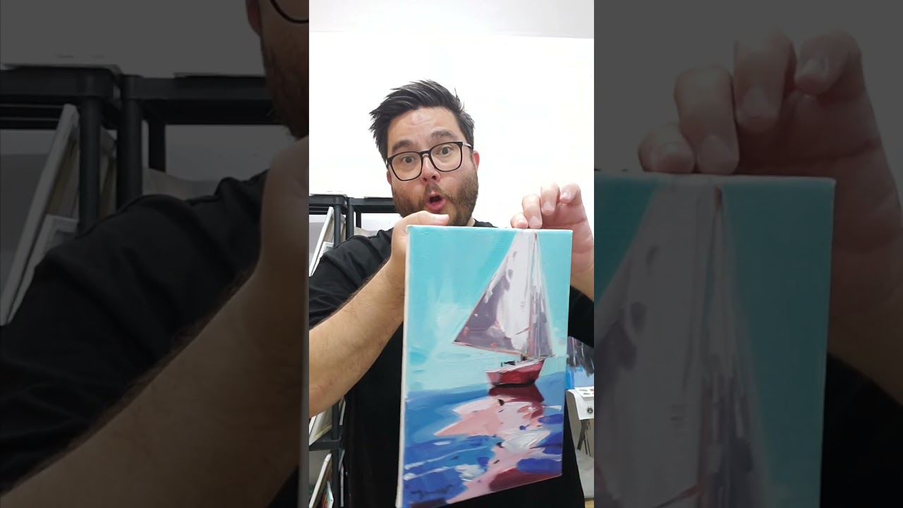 Sailboat Oil Painting by Artist Jose Trujillo