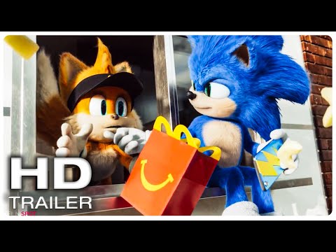 SONIC THE HEDGEHOG 2 "Tails and Sonic at McDonald's" Clip + Trailer (NEW 2022)ᴴᴰ